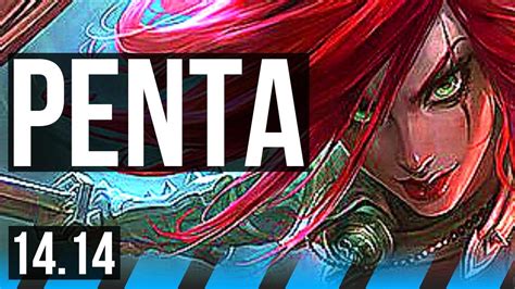 KATARINA Vs AHRI MID Penta 13 Solo Kills Legendary 60k DMG 35 4