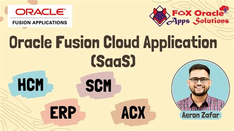 Oracle Fusion Applications Oracle Cloud Oracle Cloud ERP Oracle