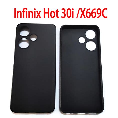 Infinix Hot I X C Hot I Nfc X D Phone Case Shell Soft Tpu Silicone Black Protective