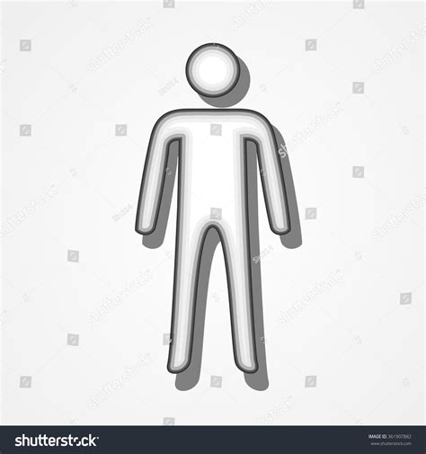 Man Silhouette Shadow Stock Vector (Royalty Free) 361907882 | Shutterstock