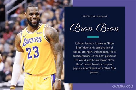 Popular Nicknames For Lebron James What They Mean