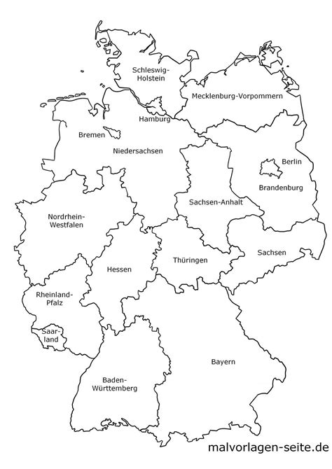 Deutschland Und Bundesländer Karte Karte Afrika