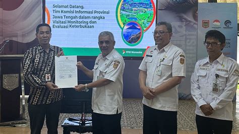 Komisi Informasi Provinsi Jawa Tengah Lakukan Monev Keterbukaan