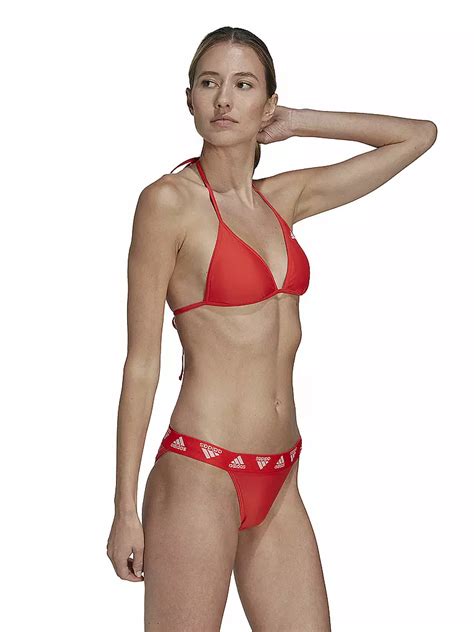 ADIDAS Damen Triangel Bikini Rot