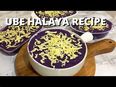 Ube Halaya Recipe Filipino Ube Halaya Authentic Cheesy Ube Halaya