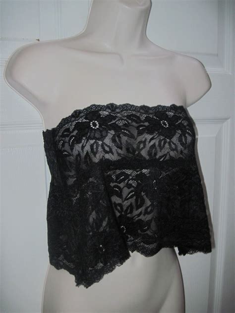 Women S Xs Black Halter Top Black Lace Lingerie Intimate Apparel New Ebay