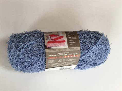 Red Heart Scrubby Cotton Textured Yarn Abrasive Yarn For Etsy