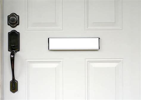 front door mail slot pictures stock  pictures royalty