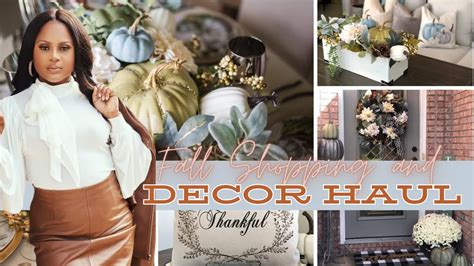 Fall Home Decor Haul Homegoods Amazon Ross Youtube