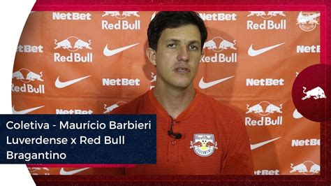 Coletiva De Maurício Barbieri Luverdense X Red Bull Bragantino Copa