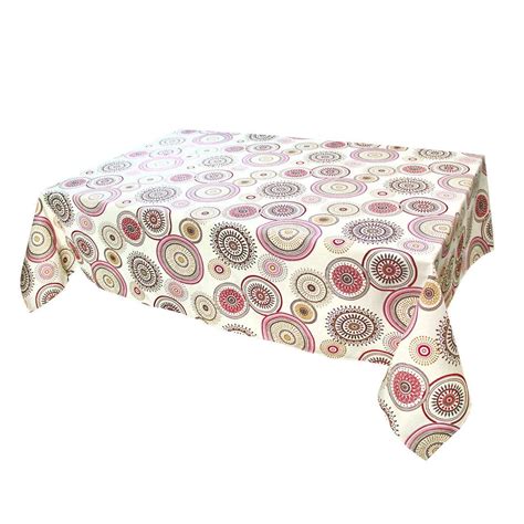 Скатерть Maystat Мандала с тефлоновым покрытием 120х150 см молочная ...