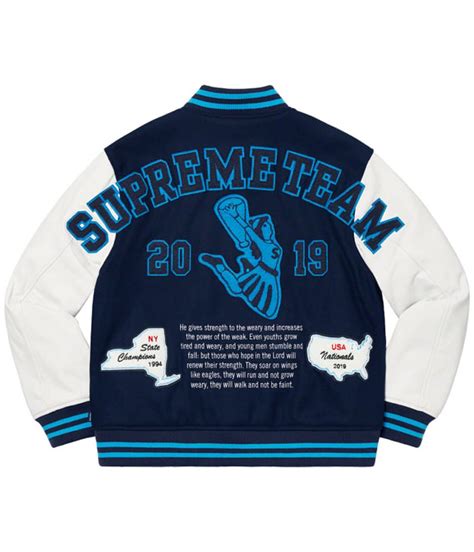 Supreme Team Varsity Jacket | 2019 Letterman Jacket - Jacket Makers