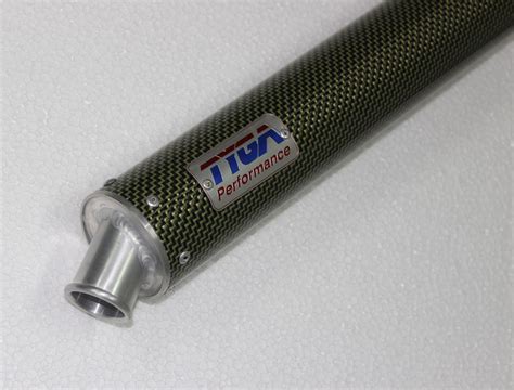 Silencer Carbon Kevlar Two Stroke 32mm ID Assy Jap4 UK Ltd