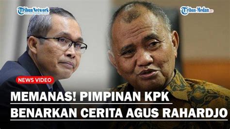 Memanas Pimpinan Kpk Benarkan Cerita Agus Rahardjo Dimarahi Jokowi