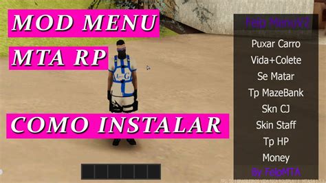 Usando Mod Menu No Servidor Leve De Rp Totalmente Funcionando Gta Mta