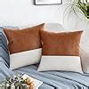 Amazon Cygnus Decorative Throw Pillow Covers 18x18 Inch Faux