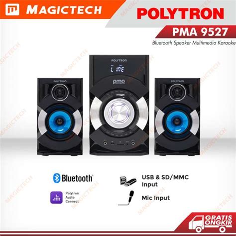 Jual SPEAKER BLUETOOTH POLYTRON PMA 9527 MULTIMEDIA SPEAKER Di Seller