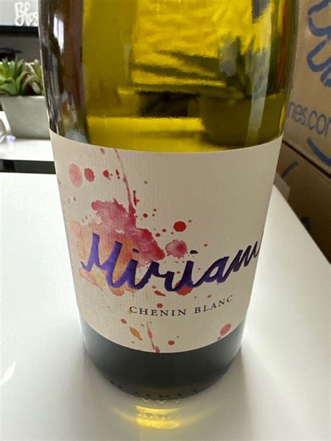 2022 Alexandra Farber Chenin Blanc Miriam Usa California Napa Valley