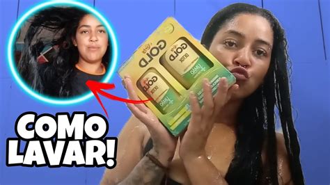 LAVANDO MEU CABELO LISO ORGÂNICO PELA PRIMEIRA VEZ YouTube