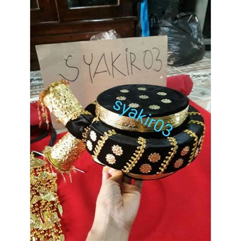 Jual Topi Pengantin Adat Batak Bulang Mandailing Shopee Indonesia