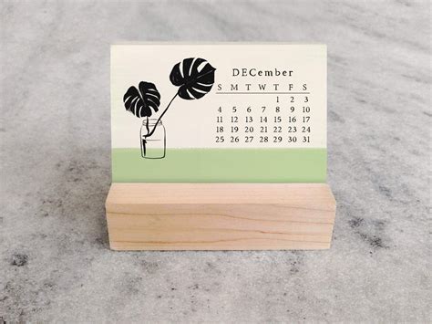 2024 Mini Desk Calendar Mini Desk Calendar Small Desk Calendar Mini