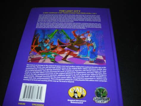 Dungeons And Dragons The Lost City Original Adventures Reincarnated Tsr