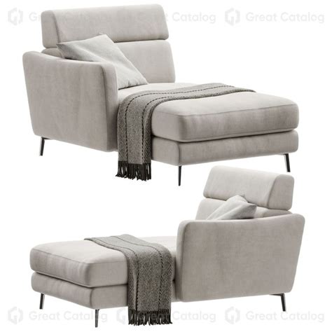 Chaise Longue Natuzzi C200 Greg 3d Model Greatcatalog 57873