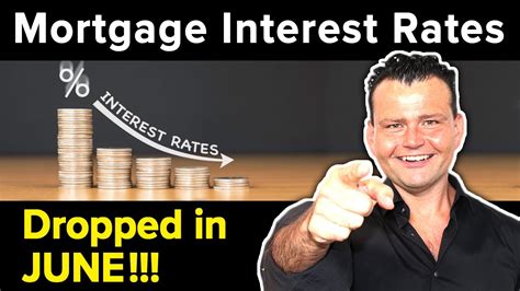 Mortgage Interest Rates Have Dropped In June Youtube