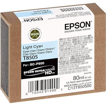 Amazon Epson T T Ultrachrome Hd Light Cyan Ink Office