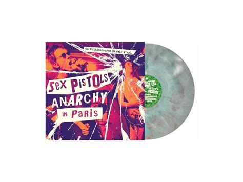 Sex Pistols Anarchy In Paris Lp Multi Colour Marble Vinyl Edition