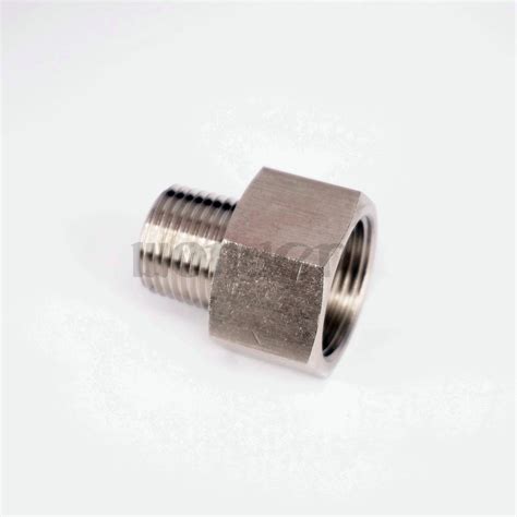 34 Bspp Female To 12 Bspt Male 304 Stainless Steel Pipe Fitting Connector Ebay