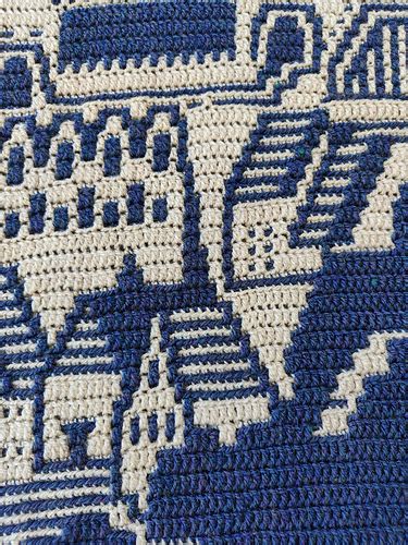 Ravelry Dragonscape Mosaic Afghan Pattern By Abi Mcintyre