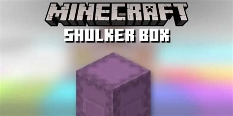 Unlocking The Marvels Of The Minecraft Shulker Box