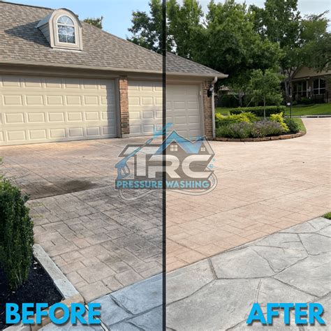 Concrete Driveway Pressure Washing Trc Pressure Washing