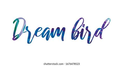 dream bird colorful isolated vector  stock vector royalty