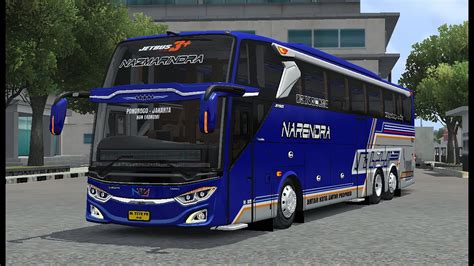 SHAREE LIVERY NARENDRA JETBUS 3 SHD SCANIA K410 IB ASXFM YouTube