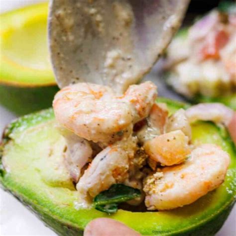 Creamy Shrimp Stuffed Avocado Recipemagik