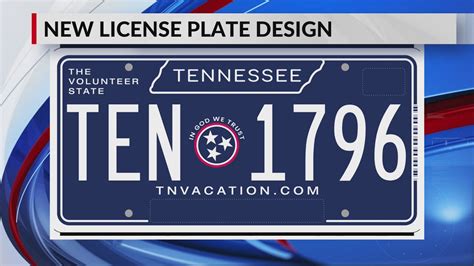 New Tennessee License Plate Design Unveiled YouTube