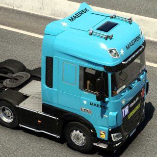 Haut Maersk Daf Xf Von Rodonitcho Mods Ets Ets Ats Mod