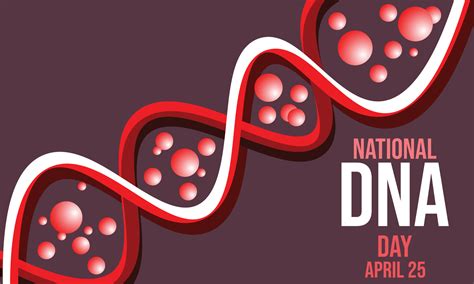 National Dna Day Template For Background Banner Card Poster