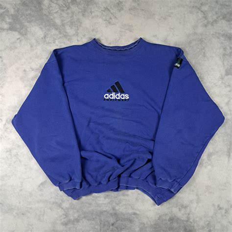 Adidas Vintage 90s Adidas Equipment Central Logo Sweatshirt Boxy Grailed