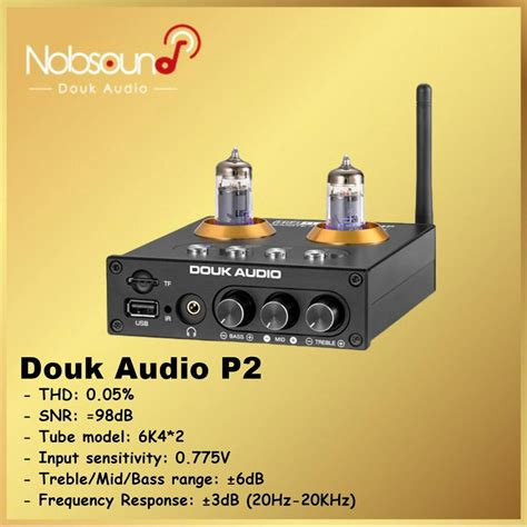 Jual Nobsound Douk Audio P2 Mini Bluetooth 5 0 Vacuum Tube Preamp