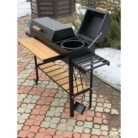 Купить 🍖 Мангал-гриль 5 мм усиленный с решеткой, подставкой под казан и ...