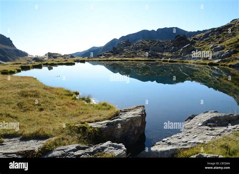 Peaty Lake Vallée des Merveilles or Valley of the Marvels Mercantour