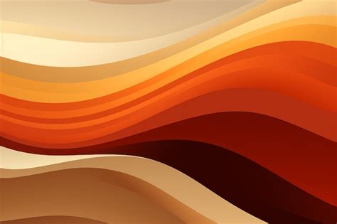 Premium Photo | An abstract background with orange red and brown waves