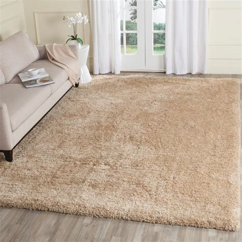 Safavieh Supreme Shag Beige Ft X Ft Area Rug Sgs C The