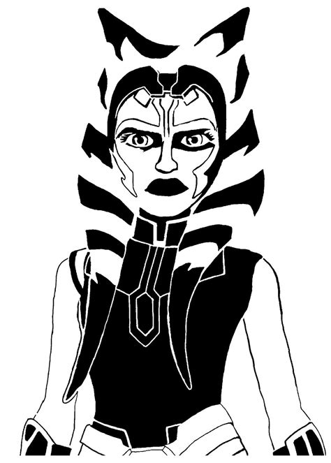 Ahsoka Tano Stencil : r/stencils