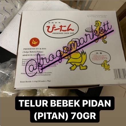 Jual Telur Bebek Pitan Phitan 1BOX Isi 20Pcs Bubble Dus Shopee