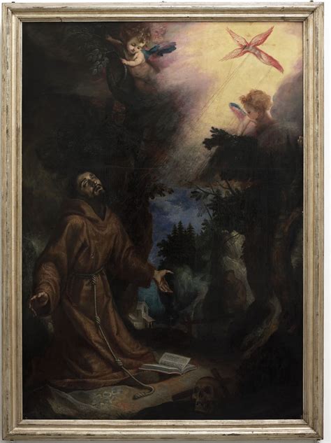 San Francesco D Assisi Riceve Le Stimmate Dipinto 1596 1596