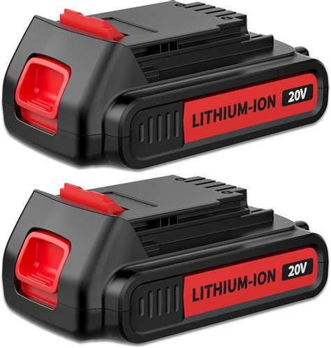 Amazon Battery 20v For Black Decker Lithium Batteries 20 Volt